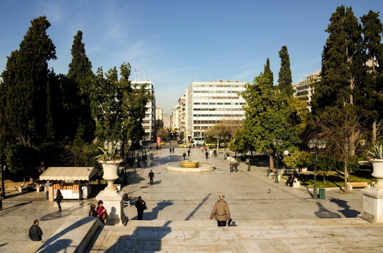 Athens Heart, Syntagma Metro Studio Apartment Ngoại thất bức ảnh